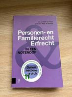 Personen- en familierecht & erfrecht in een notendop, Boeken, Ophalen of Verzenden, Beta, Zo goed als nieuw, HBO