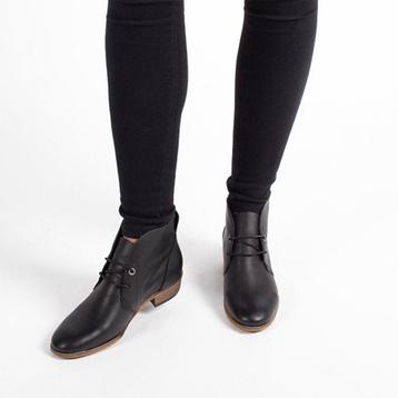 Haghe by HUB leren zwarte laarsjes maat 39 beschikbaar voor biedingen