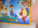 kinder poster ingelijst Pinokkio Pinocchio Japie Krekel 3,50, Ophalen, Zo goed als nieuw, Wanddecoratie
