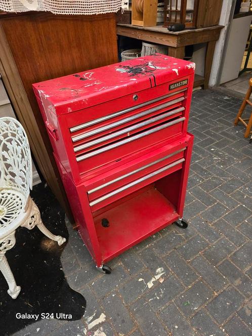 Gereedschap Kar met Oude Gereedschap, Doe-het-zelf en Verbouw, Gereedschapskisten, Ophalen