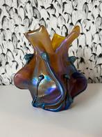 Zware geblazen iriserende vaas, Antiek en Kunst, Ophalen of Verzenden