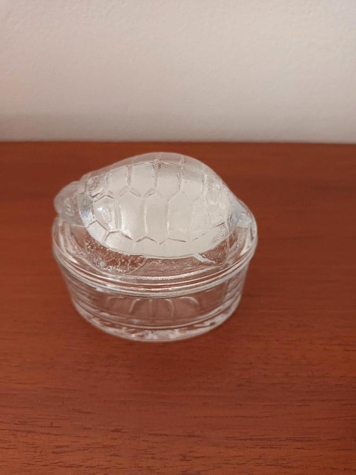 Schildpad doosje Luminarc/ France, Antiek en Kunst, Curiosa en Brocante, Ophalen of Verzenden