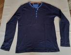 Selected Homme longsleeve - blauw - maat M, Gedragen, Blauw, Selected Homme, Maat 48/50 (M)