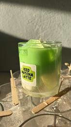 Matcha Geurkaars - Koolzaadwas & Gelwas, Overige materialen, Nieuw, Ophalen of Verzenden, Kaars