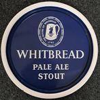 WHITBREAD dienblad emaile - pale ale stout, Verzamelen, Biermerken, Ophalen of Verzenden, Gebruikt, Reclamebord, Plaat of Schild