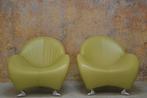 ZGANieuw limegroene Leolux Papageno design fauteuil
