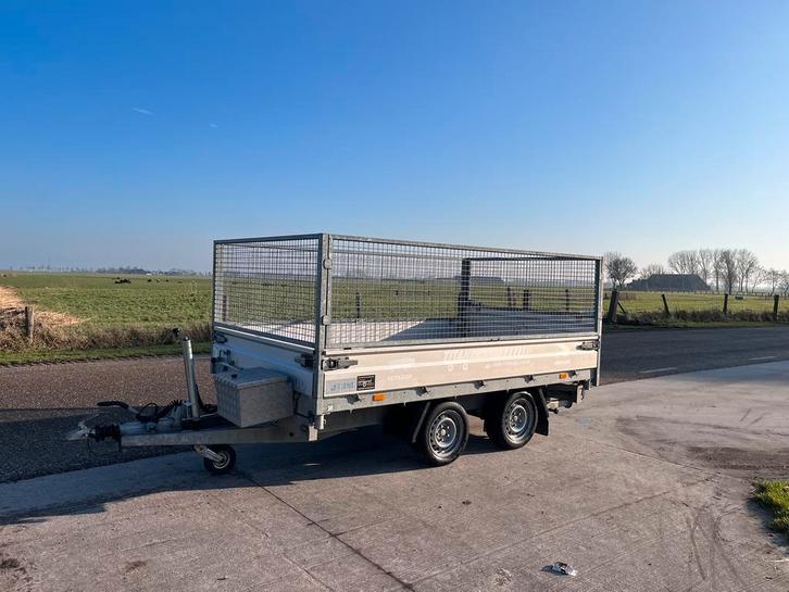 Hapert cobalt elektrische kieper loofrekken oprijplaten, Auto diversen, Aanhangers en Bagagewagens, Gebruikt, Ophalen