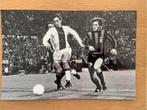 Org z/w foto Johan Cruijff finale Ajax-Inter Milan 31-5-1972, Verzenden, Nieuw, Ajax, Poster, Plaatje of Sticker