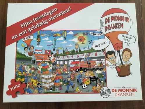 Puzzel De Monnik Dranken (1000 stukjes), Hobby en Vrije tijd, Denksport en Puzzels, Zo goed als nieuw, 500 t/m 1500 stukjes, Ophalen of Verzenden