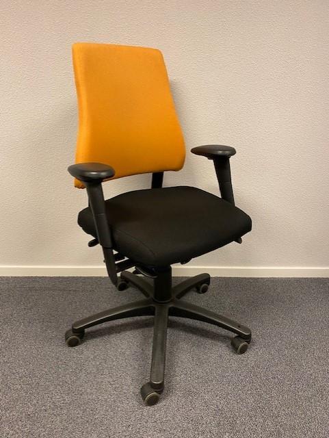 Bureaustoelen BMA Axia Office geel/zwart, Huis en Inrichting, Bureaustoelen, Gebruikt, Bureaustoel, Zwart, Ergonomisch, Ophalen of Verzenden