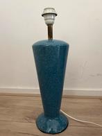 Vintage tafel lamp blauw, waarschijnlijk jaren 80., Ophalen, Zo goed als nieuw, Minder dan 50 cm