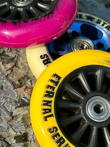 Stuntstep Wielen - Nieuw in Verschillende Kleuren! beschikbaar voor biedingen