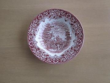 W.H.Grindley&Co.LTD Homeland rood bord D21,5cm H4cm beschikbaar voor biedingen