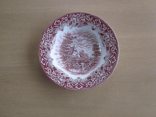W.H.Grindley&Co.LTD Homeland rood bord D21,5cm H4cm, Huis en Inrichting, Keuken | Servies, Zo goed als nieuw, Bord(en), Overige stijlen