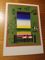 Kunstkaart Harrie Gerritz Ad Marginem 1979, Ophalen of Verzenden, 1960 tot 1980, Ongelopen, Cultuur en Media