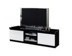 Tv meubel breedte 150cm Forever hoogglans wit zwart marmer S, Ophalen of Verzenden, Nieuw, 25 tot 50 cm, Minder dan 100 cm