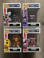 4x Funko Five nights at Freddy’s Freddy chica Foxy Bonnie, Verzamelen, Poppetjes en Figuurtjes, Ophalen of Verzenden, Zo goed als nieuw