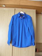 Net blauw Italiaans overhemd LA CAMICIA mt L nieuwstaat, La Camisia, Blauw, Ophalen of Verzenden, Zo goed als nieuw