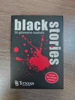Black Stories raadsel spel, Ophalen of Verzenden, Zo goed als nieuw, Tucker's Fun Factory, Vijf spelers of meer