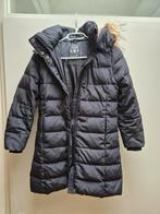 Zwarte winterjas meisje 134, C&A, Gebruikt, C&A, Meisje, Ophalen of Verzenden