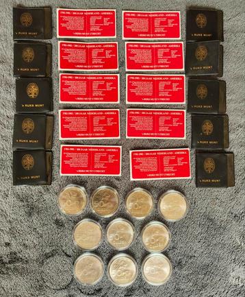 10 UNC zilveren 50 guldens + certificaat in capsule beschikbaar voor biedingen