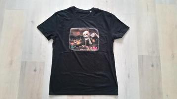 zwart t-shirt van Emelisse maat XL met skelet / doodshoofd beschikbaar voor biedingen