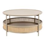 Fonq salontafel, Ophalen, Japandi, Boho, Scandinavisch, Overige materialen, Rond