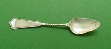 Zilver theelepeltje Parelrand meester OA antiek 1900-1920 beschikbaar voor biedingen