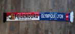 Sjaal Feyenoord - Olympique Lyon, Ophalen of Verzenden, Zo goed als nieuw, Feyenoord, Vaantje of Sjaal