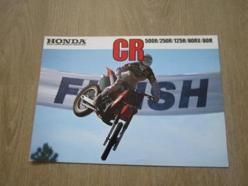 Honda CR80R CR80 RII CR125R CR250R CR500R folder 1986 beschikbaar voor biedingen