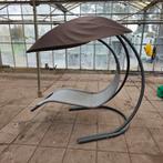 Comfortabele Hangstoel Ligbed Hangmat met Overkapping, Ophalen, Gebruikt, Metaal