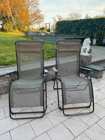 2x Lafuma ligstoel ligstoelen stoel  beschikbaar voor biedingen