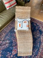 Rieten Loungechair - Vintage Ikea, Huis en Inrichting, Fauteuils, Ophalen, Minder dan 50 cm, Gebruikt, Minder dan 75 cm