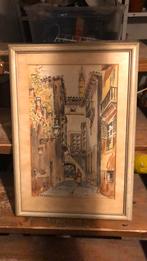 Aquarel Antonio de Velez Palma de Mallorca, Ophalen of Verzenden