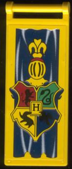 Lego Flag 7 x 3 with Bar Handle with HP Hogwarts Crest Patte, Kinderen en Baby's, Speelgoed | Duplo en Lego, Ophalen of Verzenden