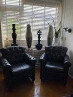 Chesterfield Brand fauteuil, Huis en Inrichting, Fauteuils, Ophalen, Zo goed als nieuw, 75 tot 100 cm