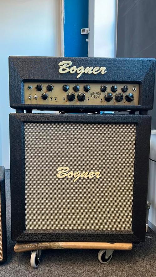 Bogner Goldfinger + 2x12" cabinet en Soultone JTM45PS, Muziek en Instrumenten, Versterkers | Bas en Gitaar, Zo goed als nieuw