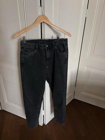 Zara zwarte spijkerbroek, high waist donker grijze jeans, 36 beschikbaar voor biedingen