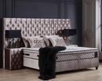 Opbergboxspring Marbella Incl. Matras & Topper Dreambedden, Ophalen of Verzenden, 180 cm, 200 cm, Bruin