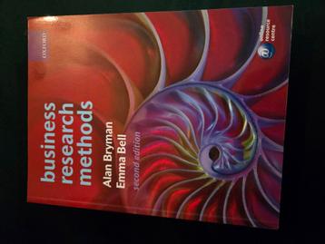 Business research methods second edition beschikbaar voor biedingen