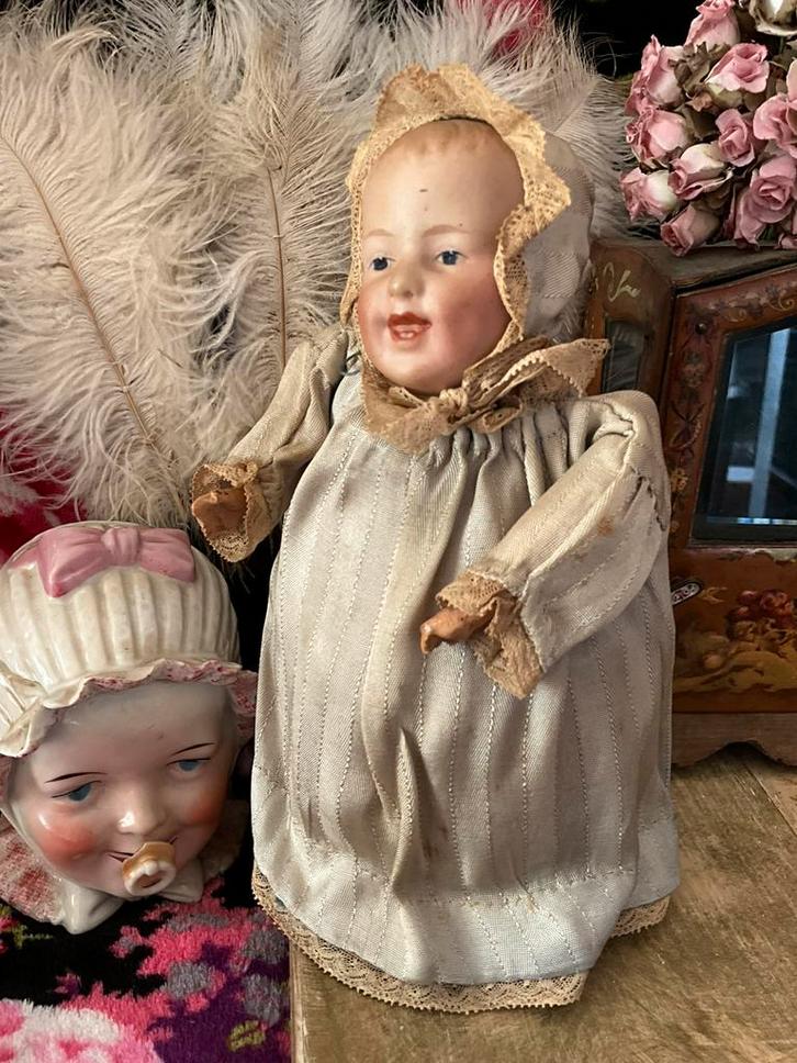 Antieke automaat van Heubach anno 1900, Antiek en Kunst, Antiek | Speelgoed, Ophalen of Verzenden