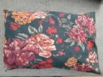 Sierkussen 40x60 cm - Bloemenprint, Ophalen of Verzenden, Zo goed als nieuw, Groen, Rechthoekig