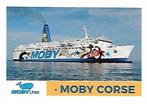 mn MOBY CORSE (Moby Line ) Italia, Ophalen of Verzenden, Nieuw, Motorboot, Kaart, Foto of Prent