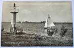 Watersport op het Brielse Meer zeilbootje vuurtoren, Ophalen of Verzenden, 1960 tot 1980, Ongelopen, Zuid-Holland