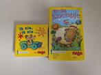 2 Haba Spellen: ik zie, ik zie en Bella Bloempje, Een of twee spelers, Ophalen of Verzenden, Gebruikt, HABA