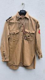 Bruin hemd WO2 DJ jeugdorganisatie, Verzamelen, Militaria | Tweede Wereldoorlog, Ophalen of Verzenden, Nederland