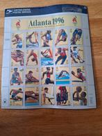 Postzegelvel Atlanta 1996 Olympische Spelen, Postzegels en Munten, Ophalen of Verzenden