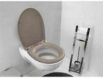 Bruin-Grijs-Beige WC Toilet bril, wcbril toiletbril Nieuw, Doe-het-zelf en Verbouw, Sanitair, Nieuw, Toilet, Ophalen of Verzenden