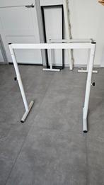 2 verstelbare schragen, tafelpoten, B 73 cm, H 57 tot 98 cm, Ophalen, In hoogte verstelbaar, Gebruikt