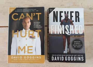 David Goggins bundel (NL) - Can't hurt me & Never Finished beschikbaar voor biedingen